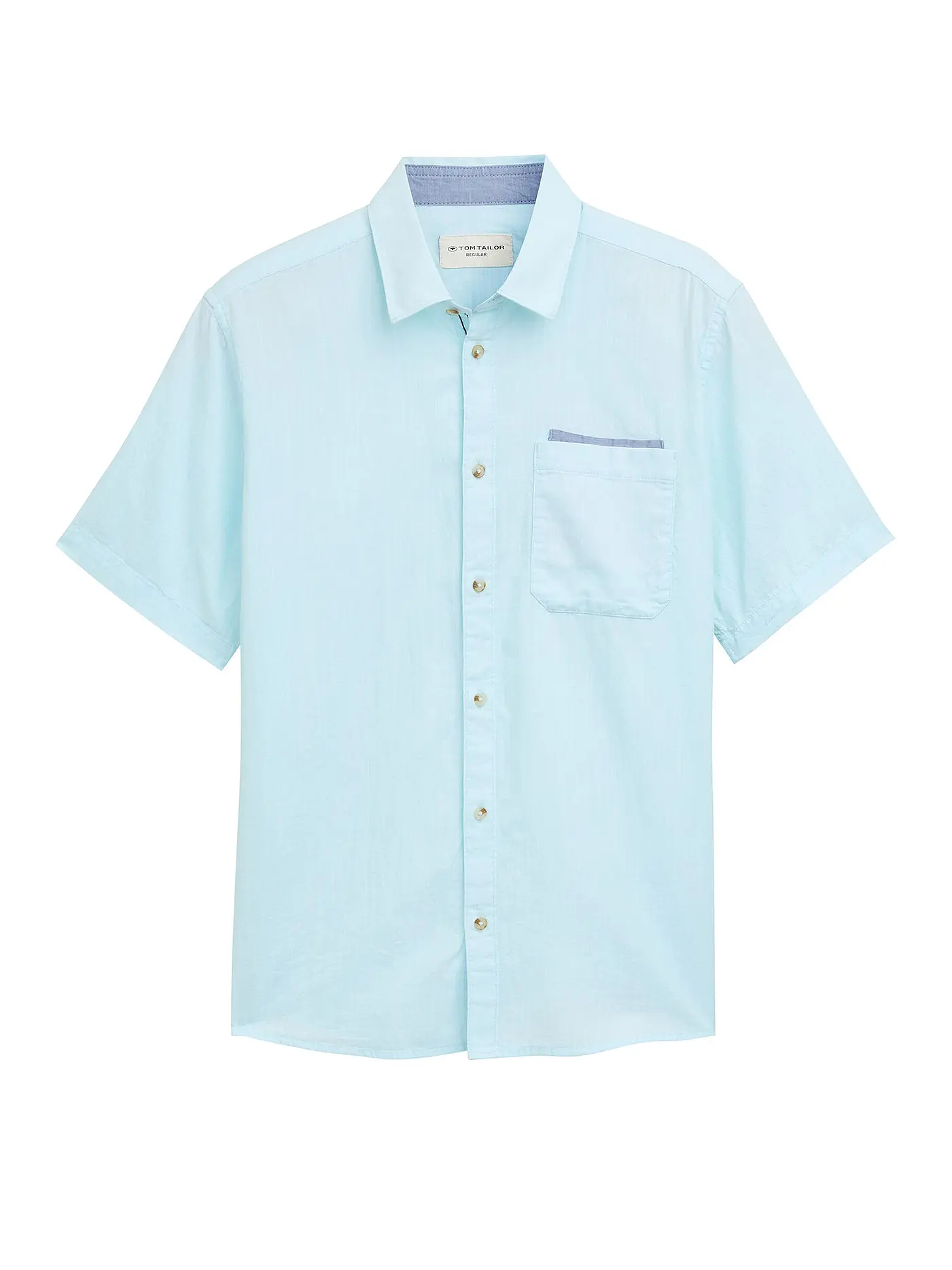 TOM TAILOR | Hemd Regular Fit | hellblau